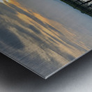 Amazing Walkway on the Lake at Sunset 2 Metal print