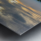 Amazing Walkway on the Lake During Sunset Metal print