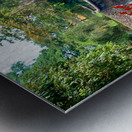 Fortified Red Flowers Metal print