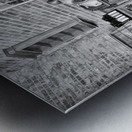 BW Vintage Room Metal print