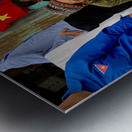 The discussion Metal print