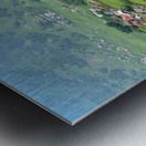 Villages in the Rice Fields Metal print