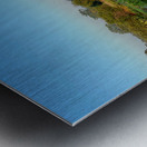 Beatiful Reflection Over Calm Water Metal print