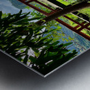 Little Bridge Reflections Metal print