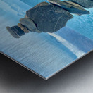 Inukshuk in Front of the Lake Metal print