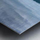 Long Chairs on the Beach Metal print