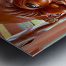 Red Statue Metal print