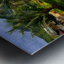 Palm Tree Trio Reflections Metal print