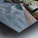 Houses in Koh Panyee Floating Village Thailand  Metal print