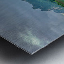 Reflections on the Lake in Khao Sok Thailand 2 Metal print