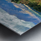 View From Mount Iron New Zealand After a Storm 6. Metal print