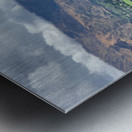 View From Mount Iron New Zealand After a Storm 5. Metal print