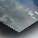 View From Mount Iron New Zealand After a Storm 1. Metal print