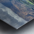 View From Mount Iron New Zealand After a Storm 4. Metal print