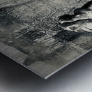 BW Didn t See it Didn t Hear it Monkeys Metal print