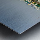 Golden Mount Temple Orange Stairs Bangkok Metal print