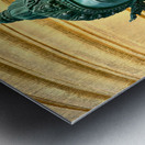 Green Thai Temple Statue 2 Metal print