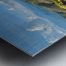 Colorful Rice Fields Metal print