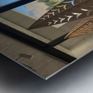 Queenstown Lake by the Window Metal print