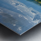 Village in the Rice Fields Metal print