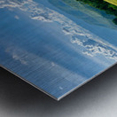 Village in the Rice Fields 3 Metal print