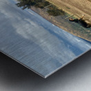 Dog on the Top of Mount Iron New Zealand Metal print