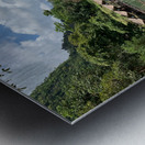 Bungalows on the Water in the Valley Metal print