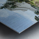 Railroad by the Ocean Metal print