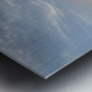 Sunset and Puddles Metal print