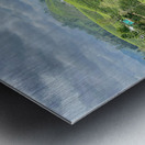 Tea Plantation Hills Metal print