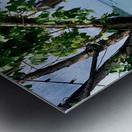 Patio with a View Metal print