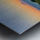 Sunset with View on a Volcano Metal print