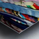 Traditional Homemade Skirts Laos Metal print