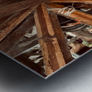 Wheel Loom Artisan Myanmar Metal print