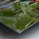 Beautiful Thai Temple Garden Metal print