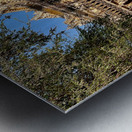 Me Nu Brick Monastery Myanmar Metal print