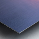 Purple sky of Varkala Metal print