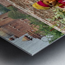 Lady working the Ground Metal print