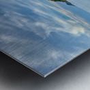 Through the Rocks Metal print