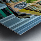 The Streets of Kuching Borneo Metal print