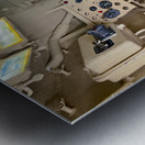 Army Tank Interior Seoul South Korea Metal print