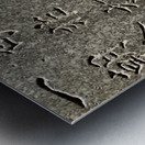 Ancient Stone Carvings Seoul South Korea Metal print