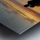 Newlyweds Sunset Beach Jeju South Korea 1 Metal print