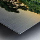 The Sunset Behind Jeju South Korea Metal print