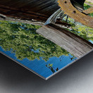 Water Wheel Seoul South Korea Impression metal