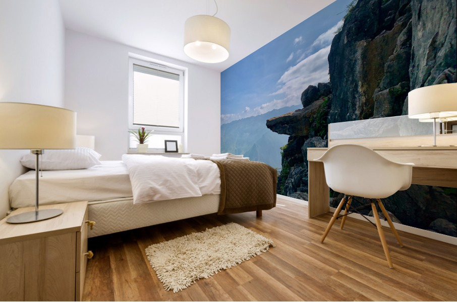 Mountain Natural Viewing Platform Mural print