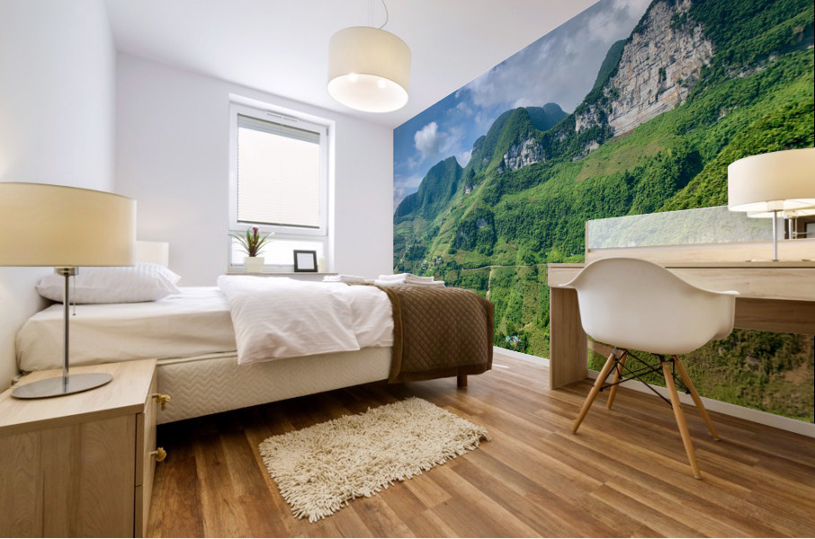 Mountain Side Mural print