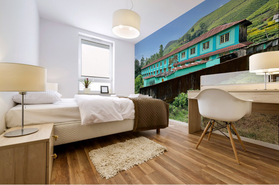 Living in the Tea Plantation Mural print