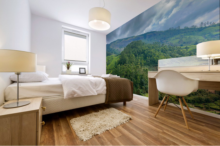 Tea Plantations 6 Mural print