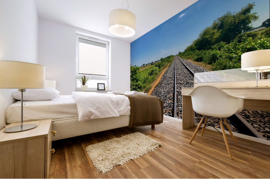 On the track Impression murale